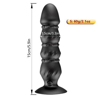 10 Speed Prostate Massager Wireless Remote Control Anal Bead Butt Plug Stimulator USB Charge Anal Vibrator Sex Toy for Men Women