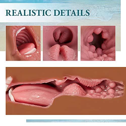 6.3 Tanned Mouth Blowjob Masturbator Stroker