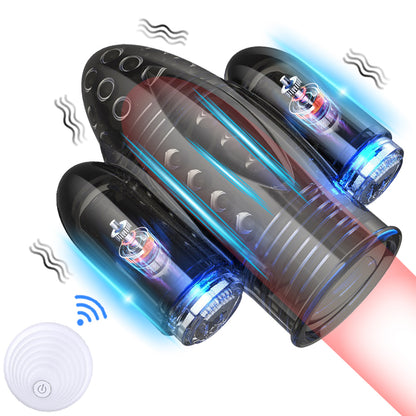 10 Speeds Penis Vibrator for Men Glans Vibrators Masturbator for Men Delay Lasting Trainer Dildo Vibrators Sex Toys for Adults