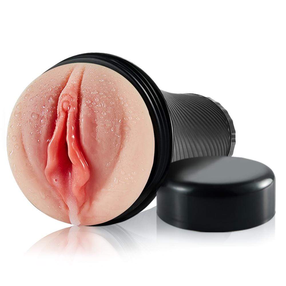 2 in 1 Thrill Realistic Textured Vagina Pocket Pussy Stroker