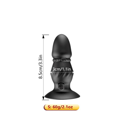 10 Speed Prostate Massager Wireless Remote Control Anal Bead Butt Plug Stimulator USB Charge Anal Vibrator Sex Toy for Men Women