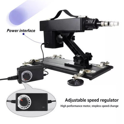 Buyging™ Automatic Sex Machine Gun with Standard Dildo and Extension Tube