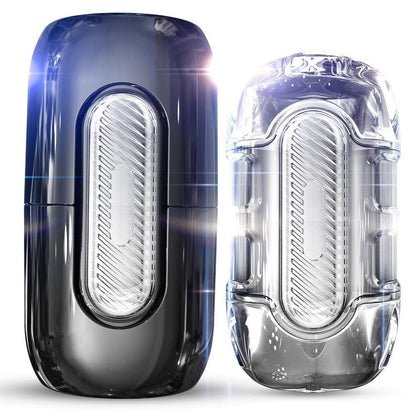 Manual Dual-Channel Masturbation Cup