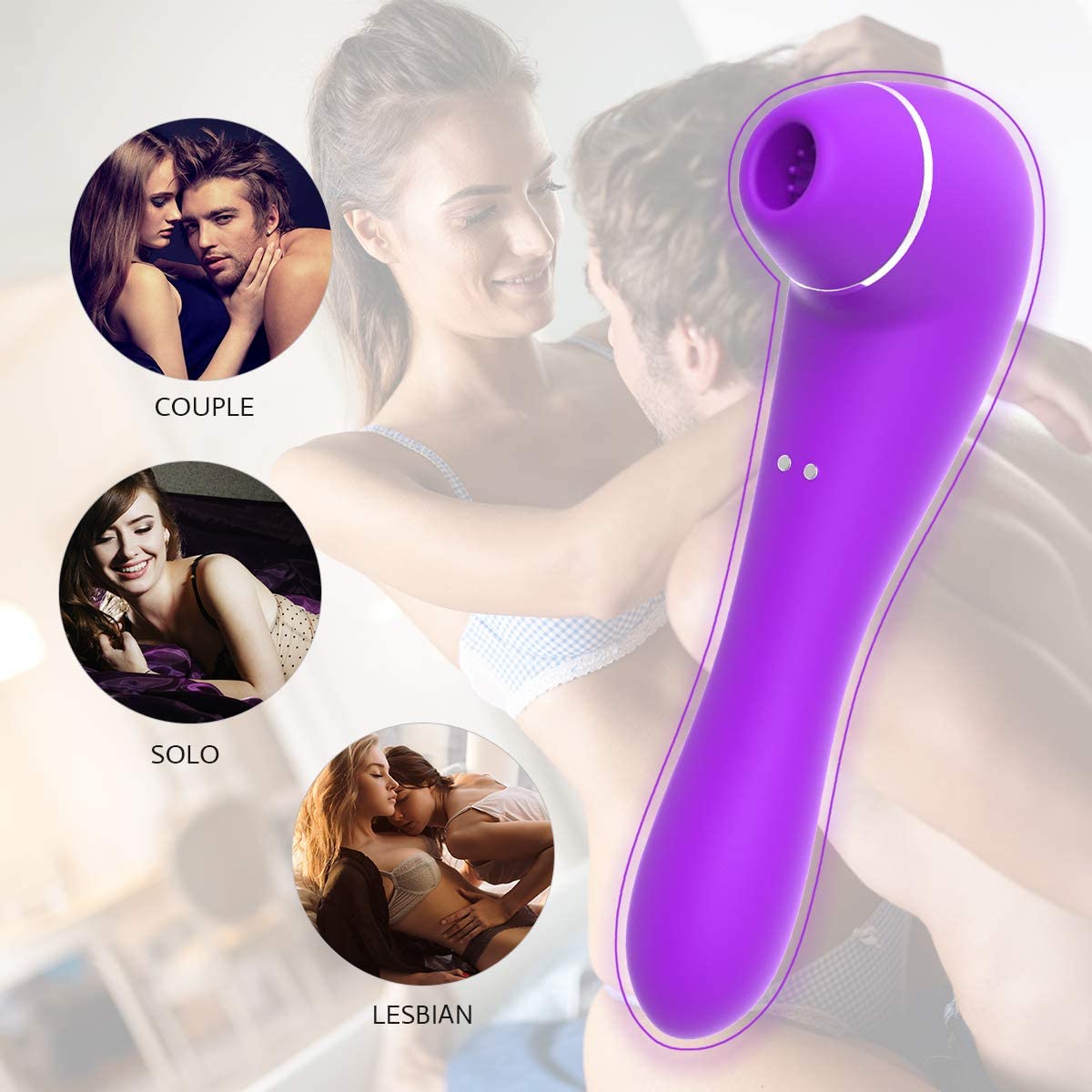 2in1 Sucking Vibrator