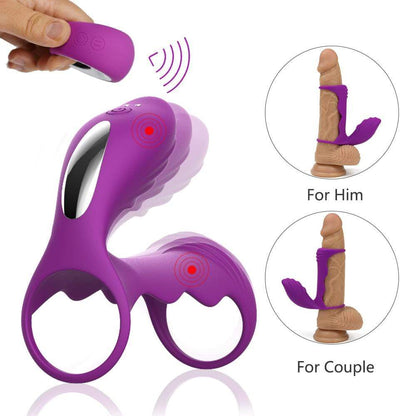 Vibrating penis Ring Sex Toy for Couples