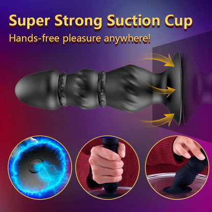 10 Speed Prostate Massager Wireless Remote Control Anal Bead Butt Plug Stimulator USB Charge Anal Vibrator Sex Toy for Men Women