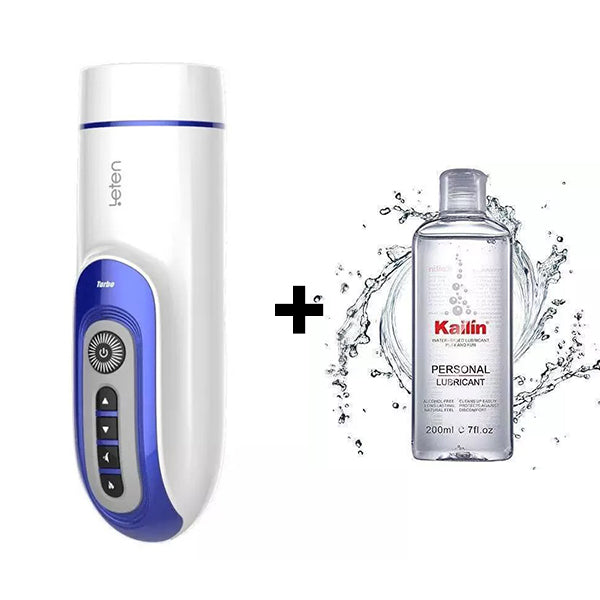 LETEN Automatic Telescopic Rotating Heating Male Masturbator