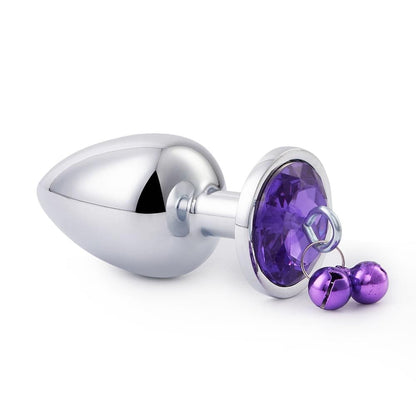 Metal Bells Jewel 3 Anal Plug Set Adult Toy