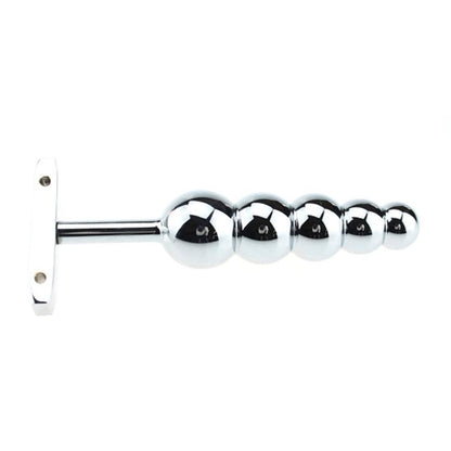 T-Handle Metal Anal Beads Prostate Massager