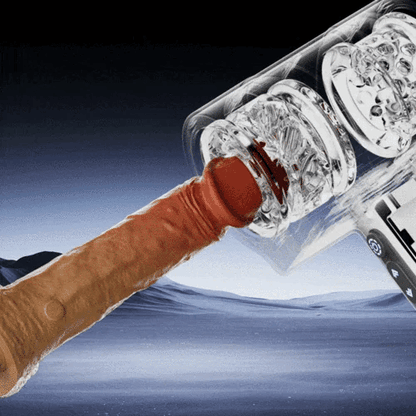 Automatic 5 Telescopic Rotation 7 vibrations Handheld Male Masturbation Cup