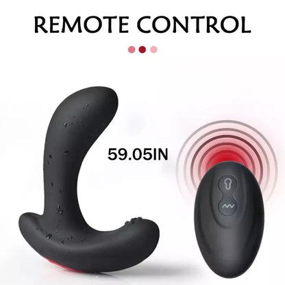 Sexoralab™Inflatable Butt Plug Vibrator Wireless Remote Control Male Prostate Massager