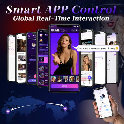 😍 Male Masturbator Penis Pump - Male Sex Toys for Men Sex Toy Pocket Pussy LCD with APP Stroker Adult Toys with 7 Thrusting 7 Rotating 5 Sucking Modes Vacuum Pumps & Enlargers🎁