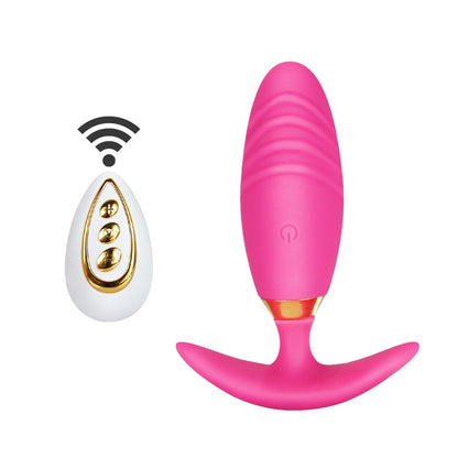 Wireless Soft Silicone Anal Butt Plug Prostate Massager