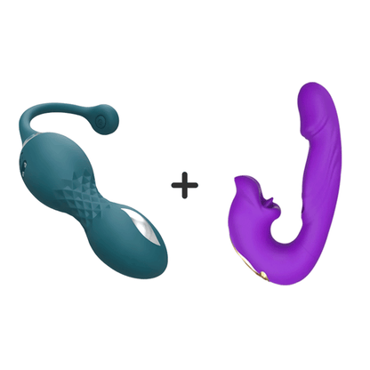 Buyging™ CLARA Electric Rotating Clitoral Vibrator & Prostate Massager for Couple