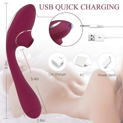 TINA Clit Sucking G Spot Vibrator