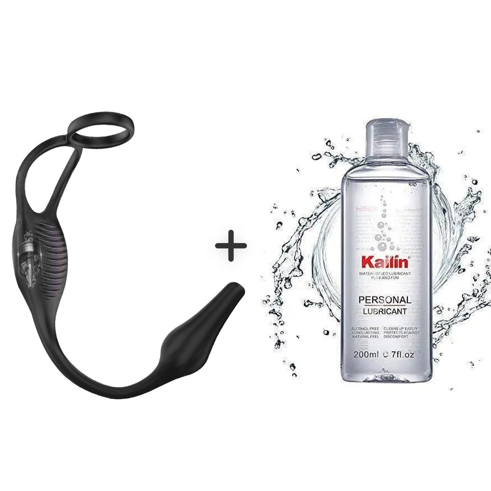 Anal  vibrator and lube