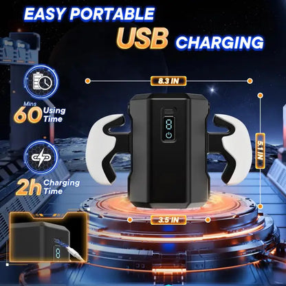 Sexoralab™ Handle Blowjob Machine 7 Thrusting Rotating Dual Opening