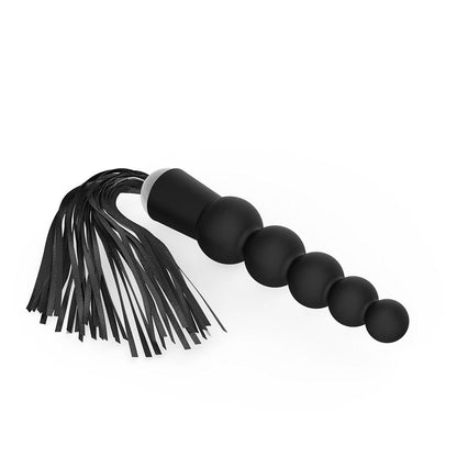 2-In-1 Silicone SM Whip Butt Plug Prostate Massager
