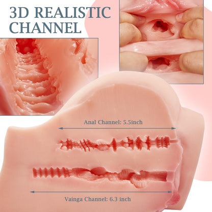 10.83 Well-Excerised Girl Pussy And Ass Masturbator