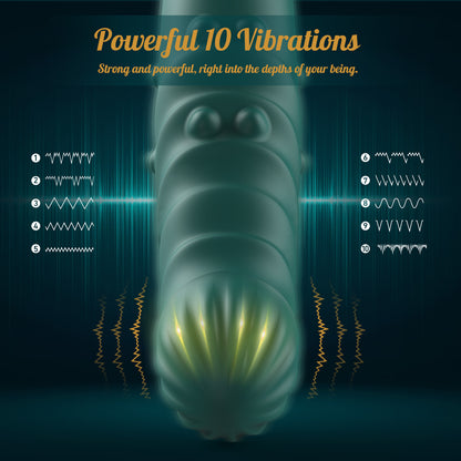 Dual Bead 5 Push Aside 10 Vibration Modes G-spot Vibrator