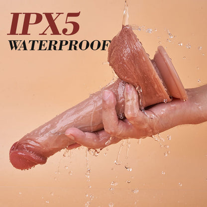 Buyging™ 8 Thrusting 8 Vibrating Intelligent Heating Lifelike Dildo 10.04 Inch