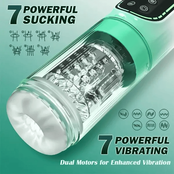 😍 5 in 1 Function Automatic Male Masturbator & Suction Penis Pump 🎁