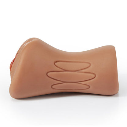 6.1 Bronzed Skin Realistic Clitoris Soft Pocket Pussy Stroker