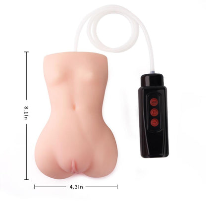 Vibrating Sucking Pussy Sex Realistic Male Masturbator