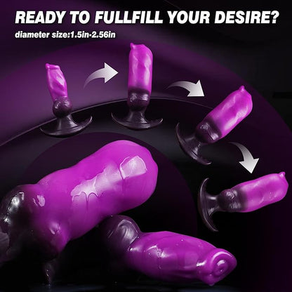 Sexoralab™Monster Inflatable Anal Plug, adjustable size on demand