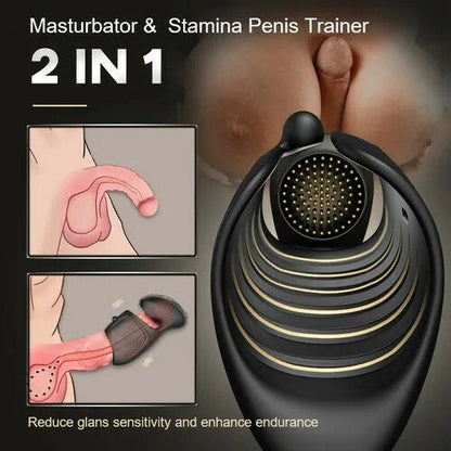 ALIEN Automatic Adjustable Buckle 10 Vibrating Penis Trainer