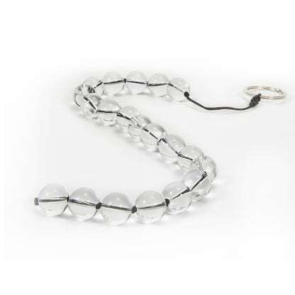 Crystal Glass Transparent Anal Plug Beads
