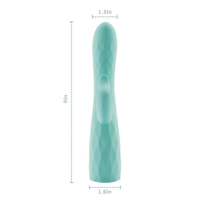 7 Vibrating Squirming G-spot Clit Rabbit Vibrator