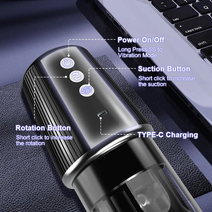 Sexoralab - Widowmaker - Rotating Sucking Masturbation Cup