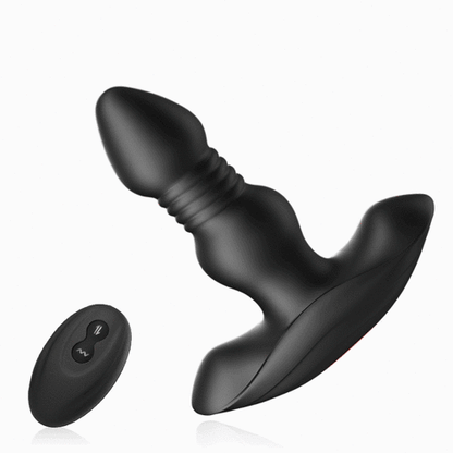 Buyging™ 10 Vibrating 3 Thrusting Remote Control Anal Vibrator