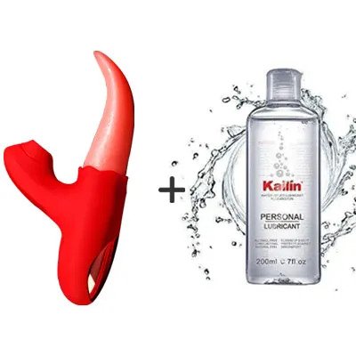 T-Lure 2 IN 1 Upgraded Flapping Tongue G-spot Vibrator