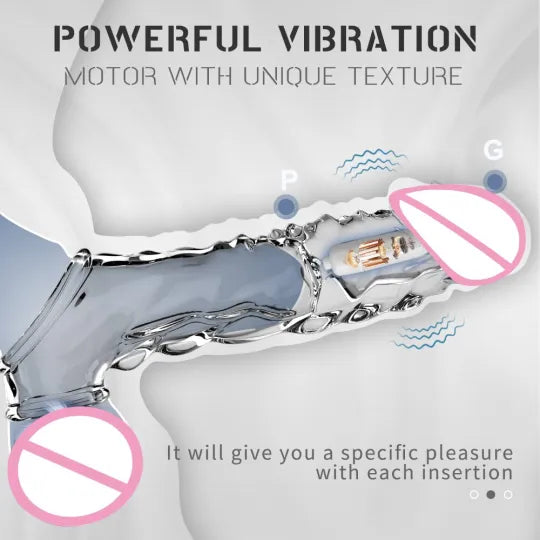 💥💥2025 latest hot style low price 💥💥-Reusable penis extension vibrator😍