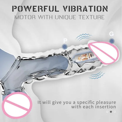 💥💥2025 latest hot style low price 💥💥-Reusable penis extension vibrator😍