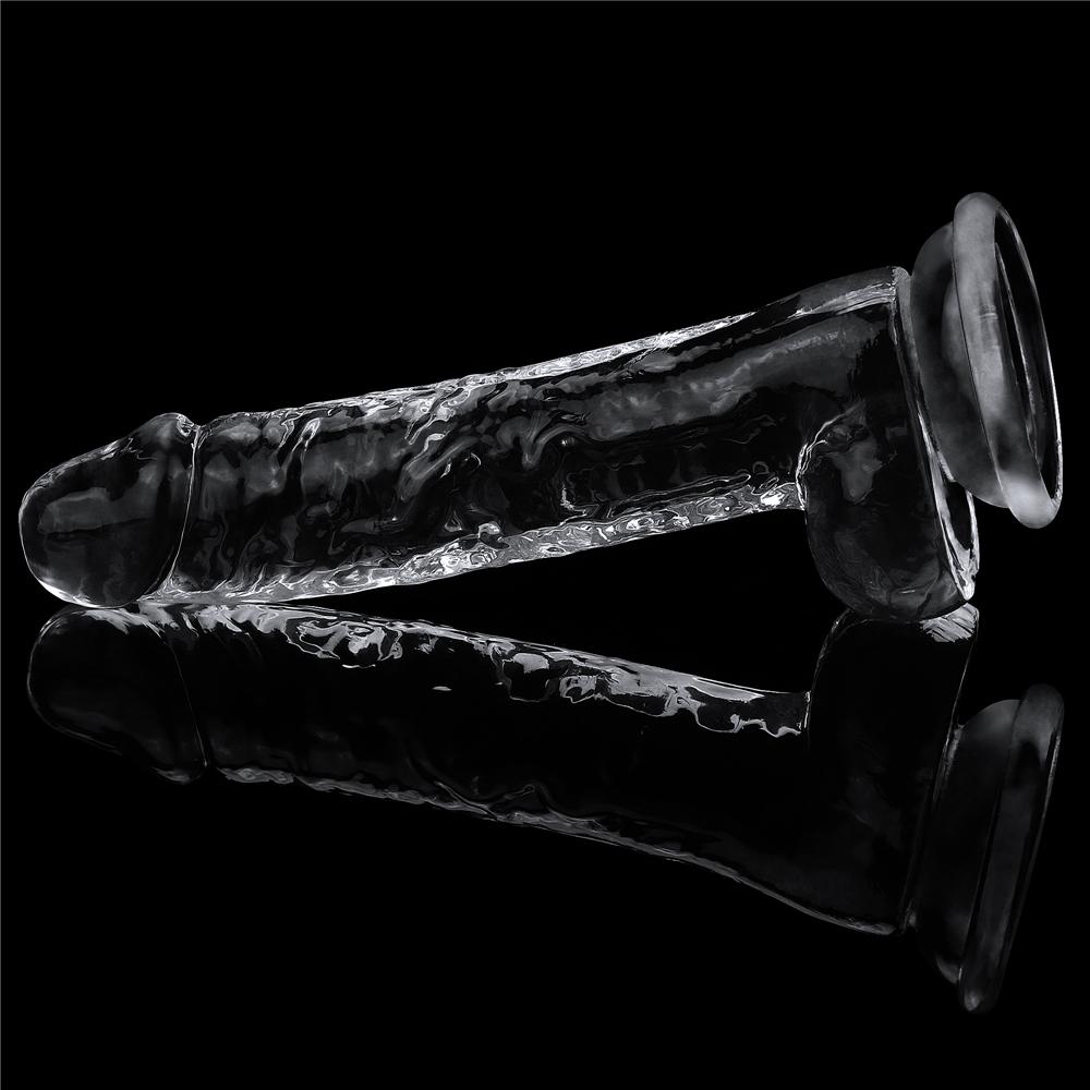 7.5” Clear Realistic Dildo with Suction Cup