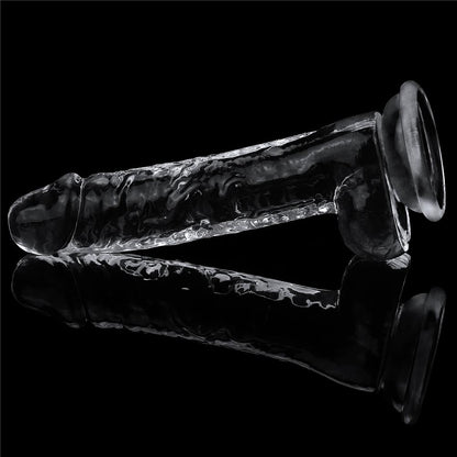 7.5” Clear Realistic Dildo with Suction Cup