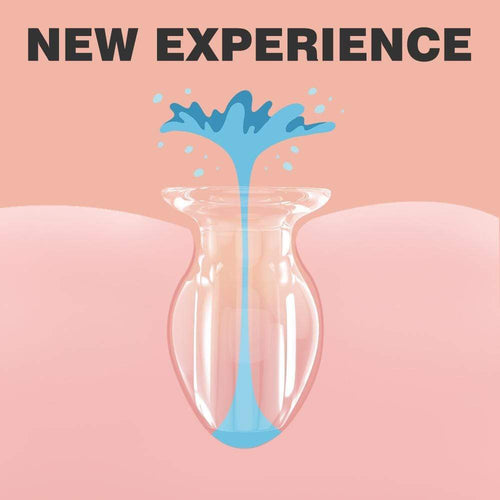 3PCs Transparent Butt Plugs Anal Douche