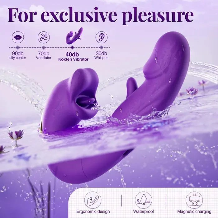 💥New on sale 2025 💞G-Spot Vibrator Female Sex Toy, featuring 7 slapping vibration modes and 5 licking/sucking modes.