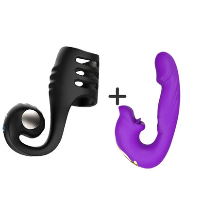 Sexoralab™Dual Motor 10 Modes Multi-Purpose Snail Male Penis Exerciser