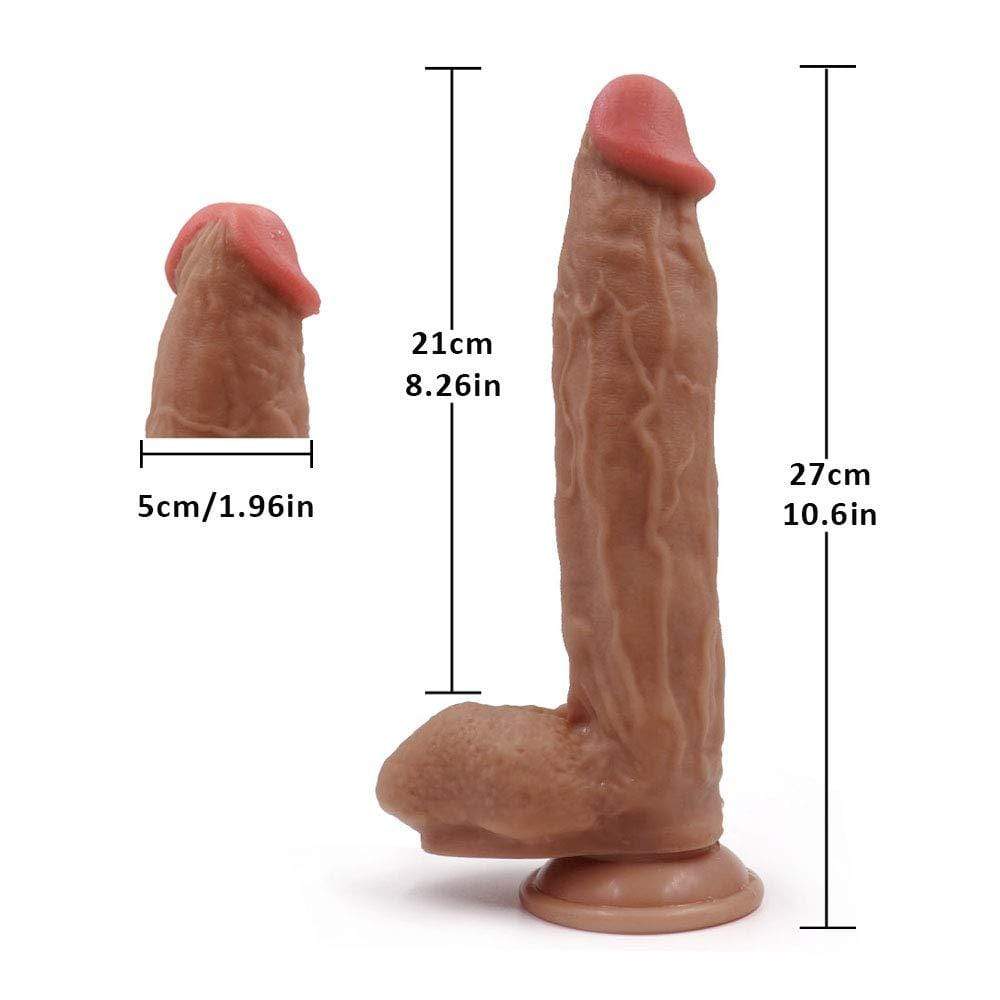 10.6” Huge Liquid Silicone Realistic Dildo