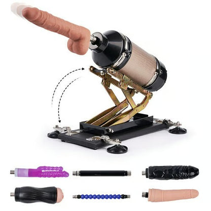 Buyging™ Iron Titan 400 Strokes/Mins 5 IN 1 Accessories Dildo Sex Masturbation Machine