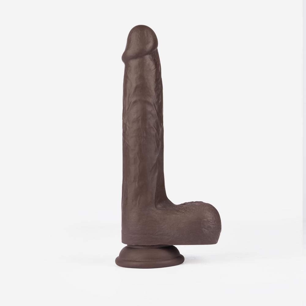 8.7” Dark-Brown Remote Control Multifunctional Dildo