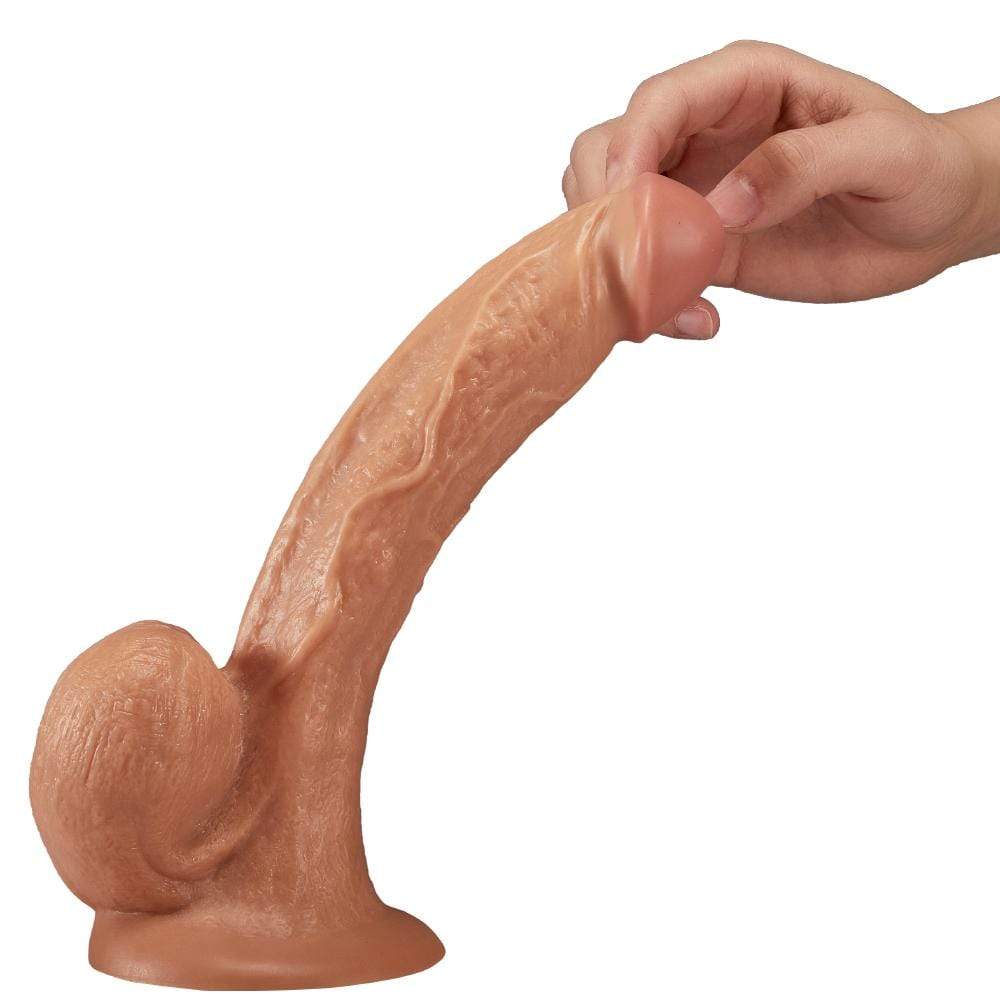 Huge 10-Inch Dildo with 3D Balls