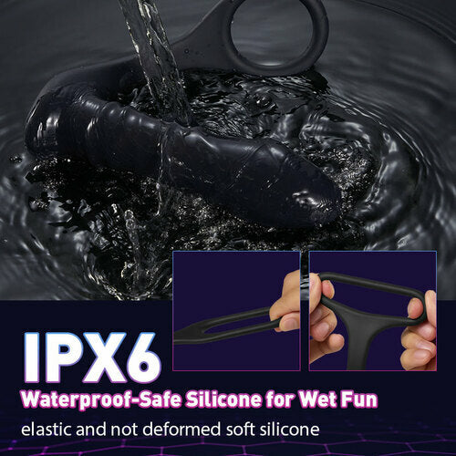 Buyging™ 10 Vibrating 3 Thrusting Remote Control Anal Vibrator