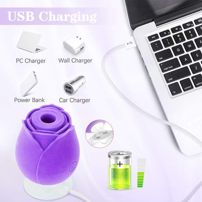 ROSE Vibrator Rose Toy Clit Sucker