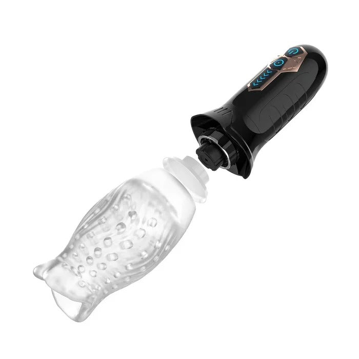Sexoralab 360° Automatic Bare Sleeve 10 Vibrations 5 Modes Rotation Oral Sex Masturbator