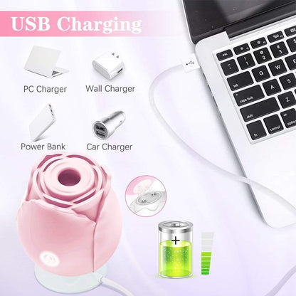 ROSE Vibrator Rose Toy Clit Sucker